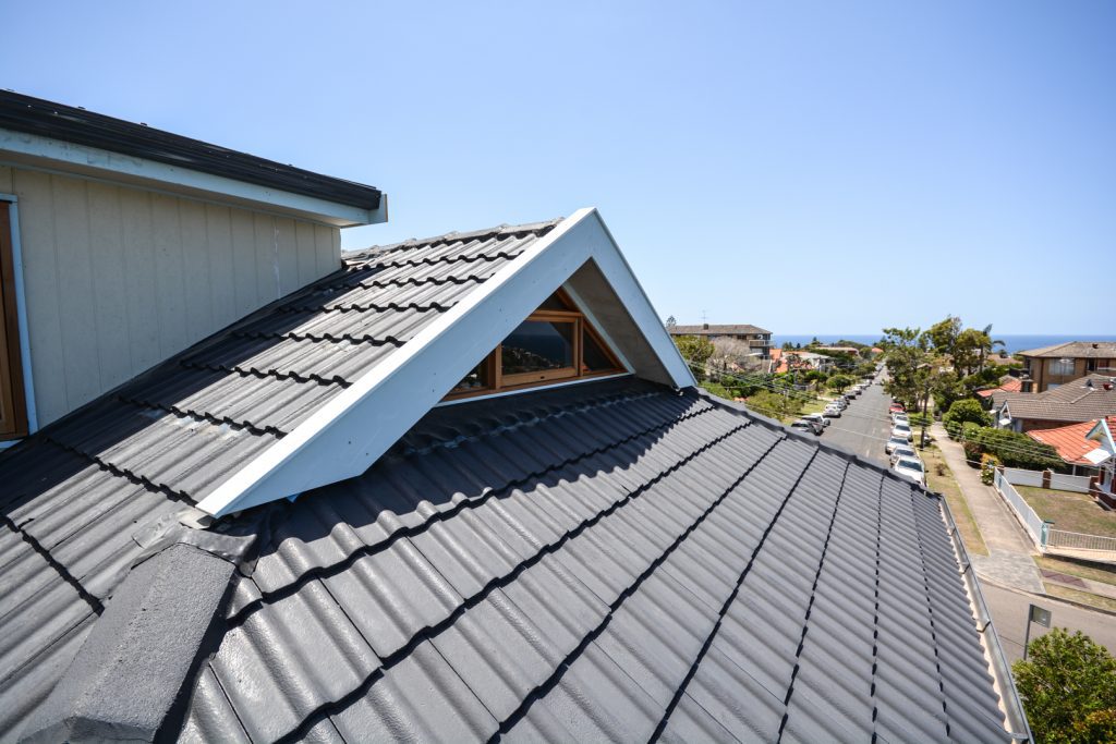 attic roof extension roof view